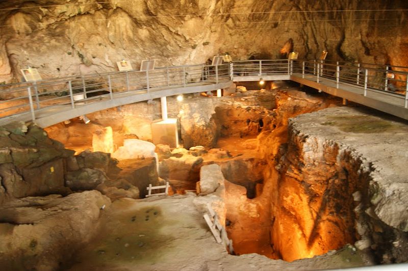 Theopetra Cave Wall, Greece