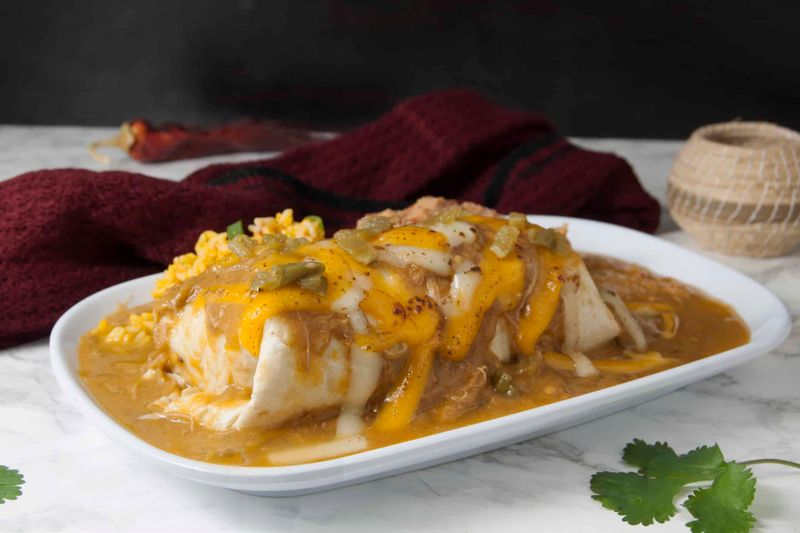 Colorado – Green Chile Smothered Burrito