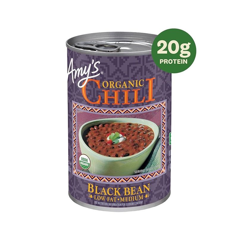 Amy's Organic Medium or Black Bean Chili - Health Over Flavor