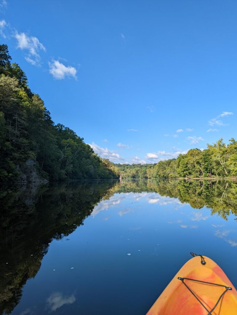 Canoeing in the Nearby River