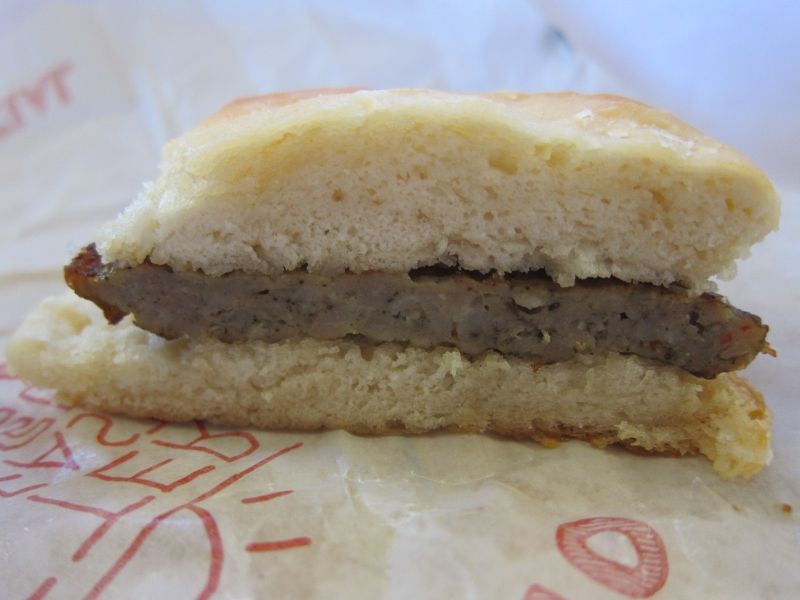 Wendy's Sausage Biscuit