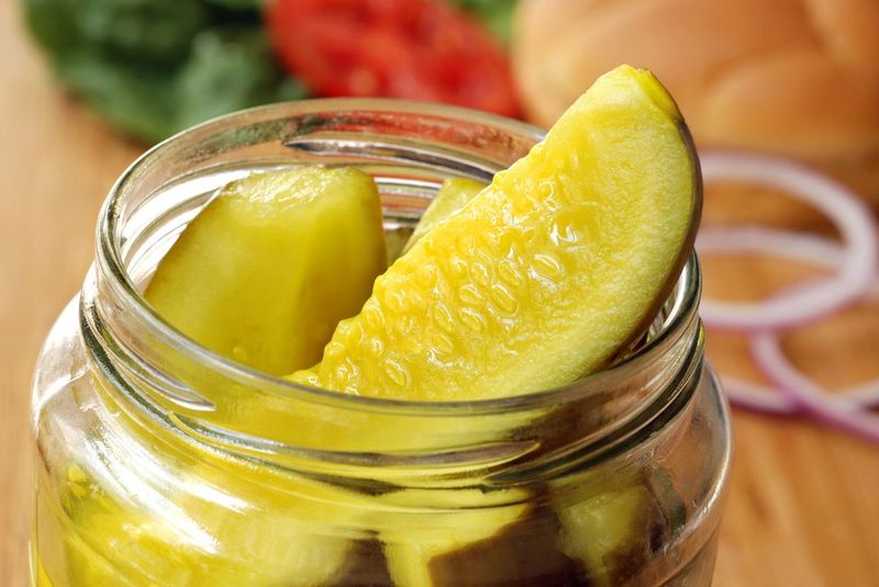 Green-Dyed Pickles