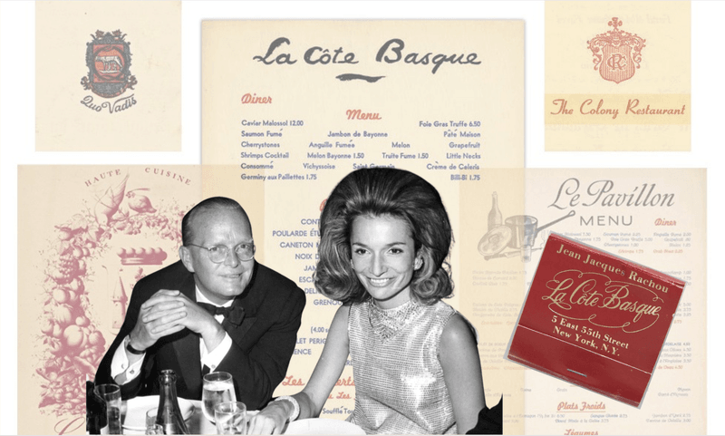 La Caravelle, La Côte Basque, and Quo Vadis (NYC)