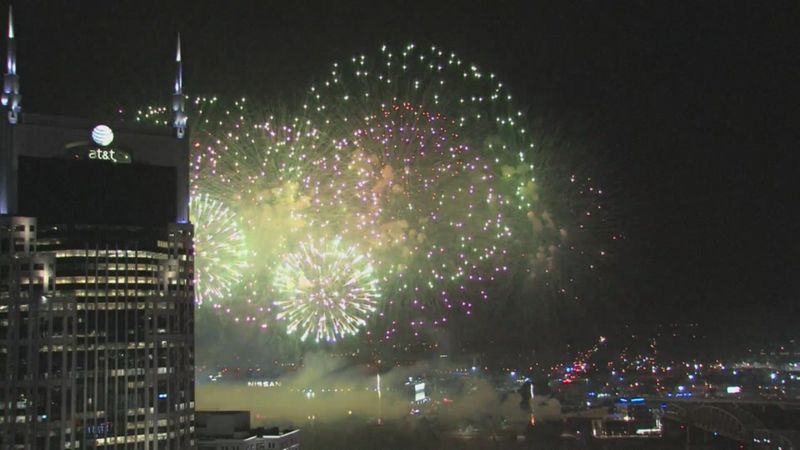 Nashville's Musical City Fireworks Harmony