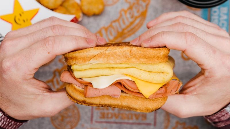Hardee's Texas Toast Breakfast Sandwich