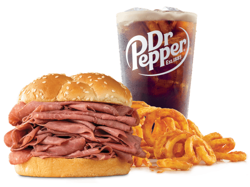 Arby’s Half Pound Beef ‘N Cheddar + Curly Fries