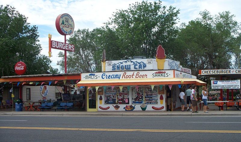 Delgadillo’s Snow Cap Drive‑In (Seligman, AZ)