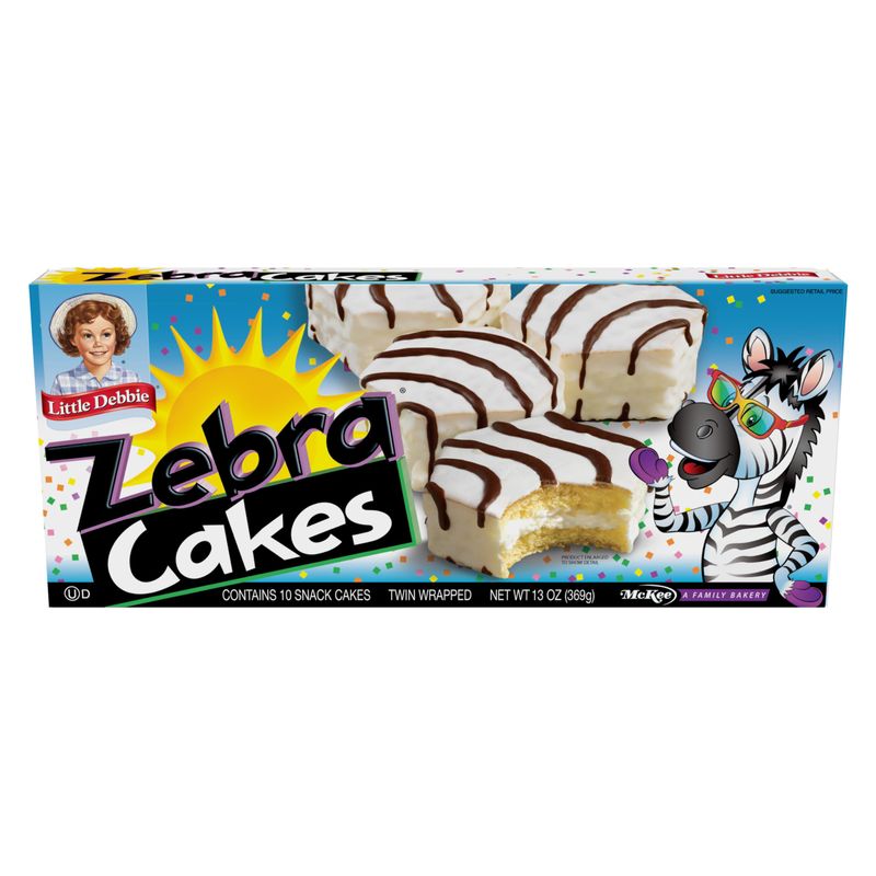Zebra Cakes - Birthday Party in a Box