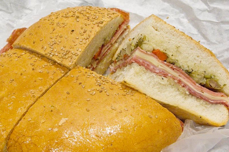 Overpriced Muffulettas in the French Quarter