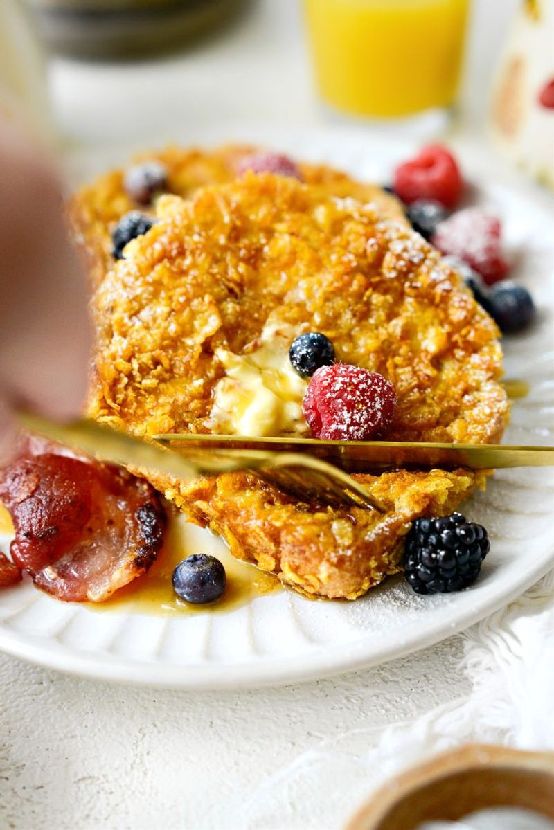 Cornflake-Crusted French Toast
