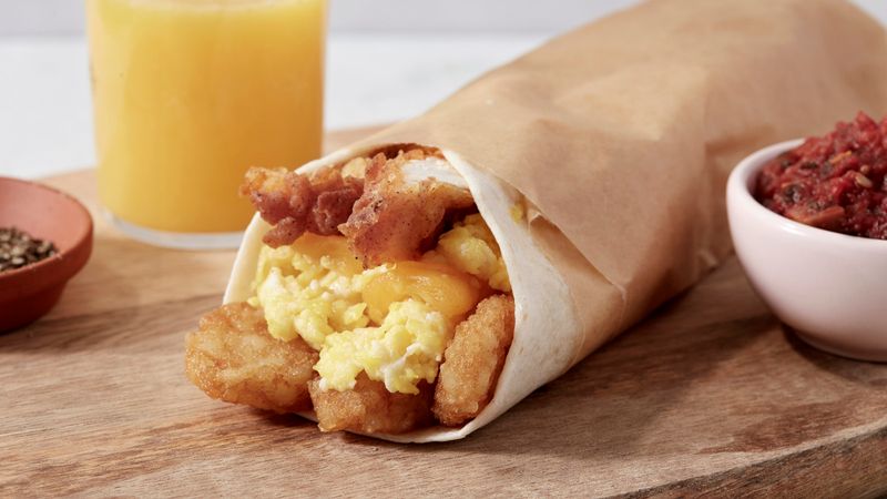 Chick-fil-A Hash Brown Scramble Burrito