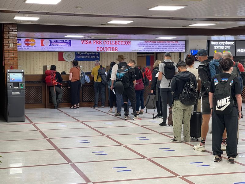 Nepal's Airport Visa Counter