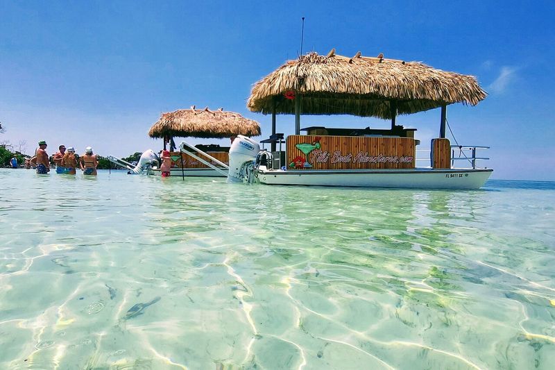 Grassy Key's Floating Tiki Bar Anchorage