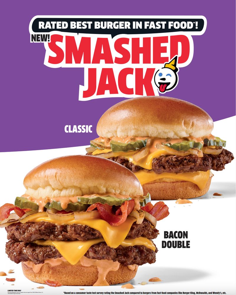 Jack in the Box Bacon Double Smashed Jack