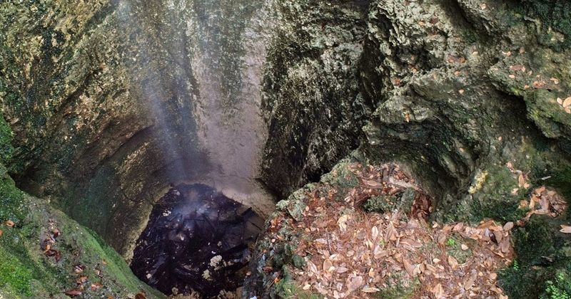 Water Vanishes Into Underground Mystery