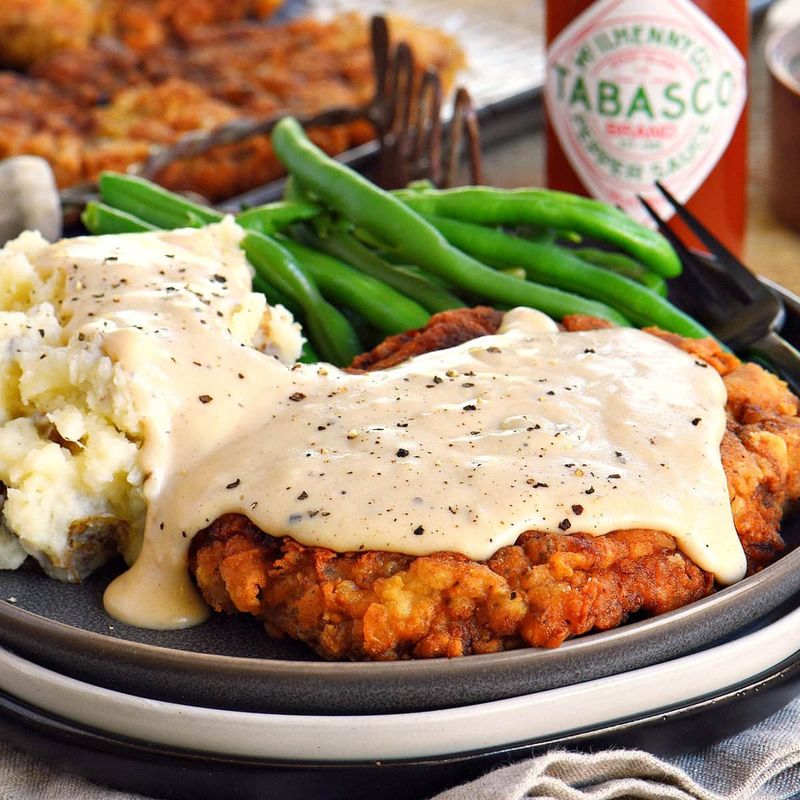 Georgia – Chicken-Fried Steak with Gravy