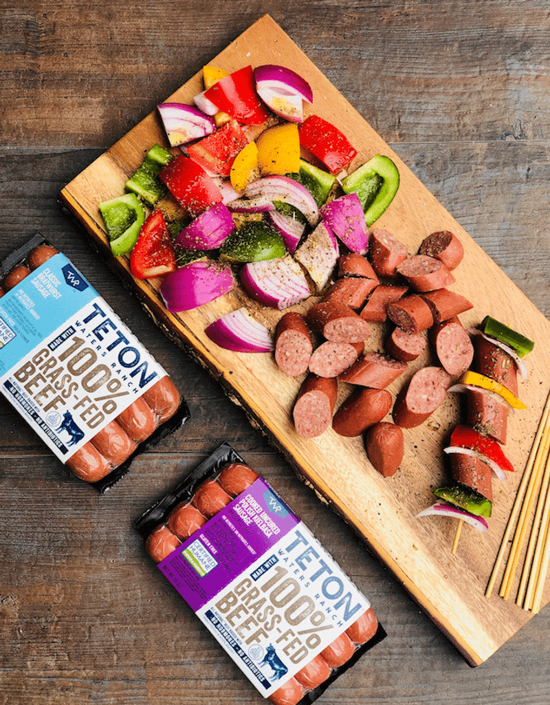 Teton Waters Ranch 100% Grass-Fed Beef Hot Dogs