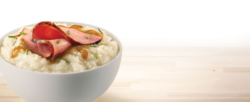Hominy Grits with Red-Eye Gravy