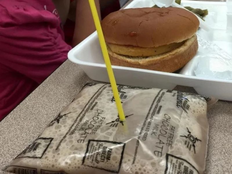 Milk in a Plastic Bag
