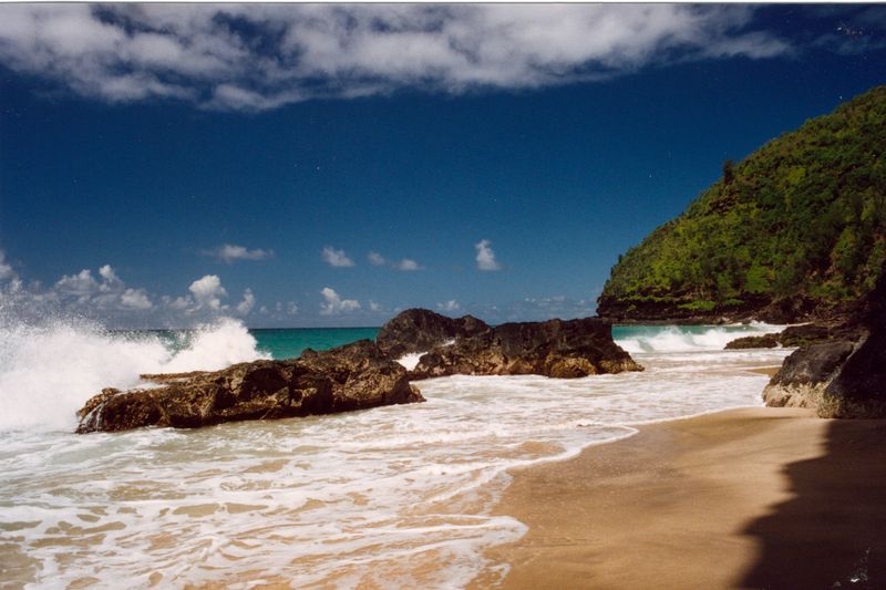 Hanakapiai Beach, Hawaii, USA