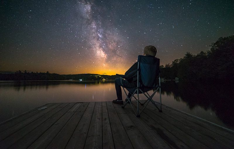 Backyard Stargazing Deck