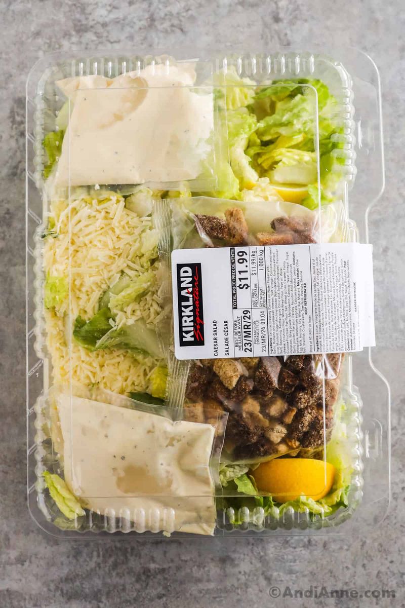 Prepared Caesar Salad Kit