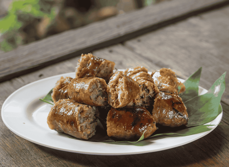 Sticky Rice With Sausages and Dips - The Foundation of Northern Meals