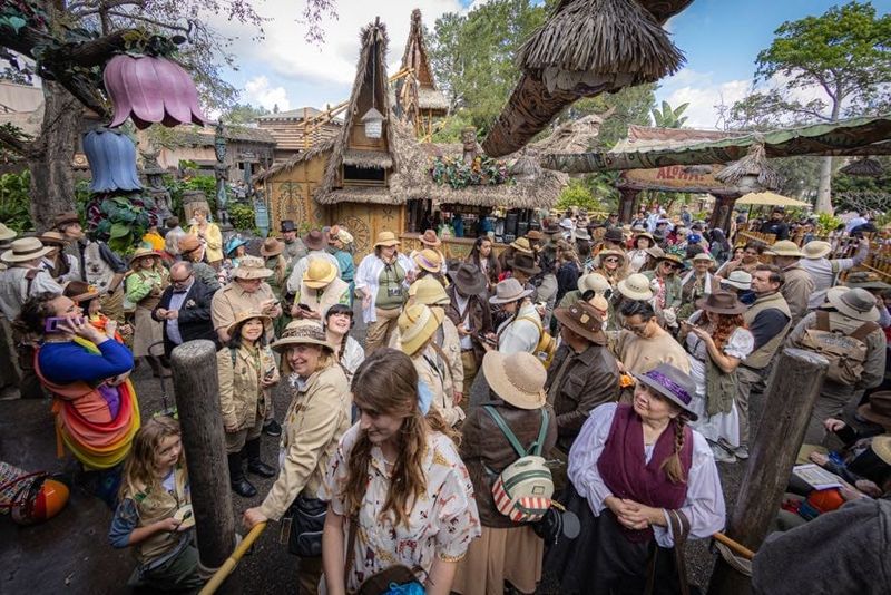 Queues at Adventureland
