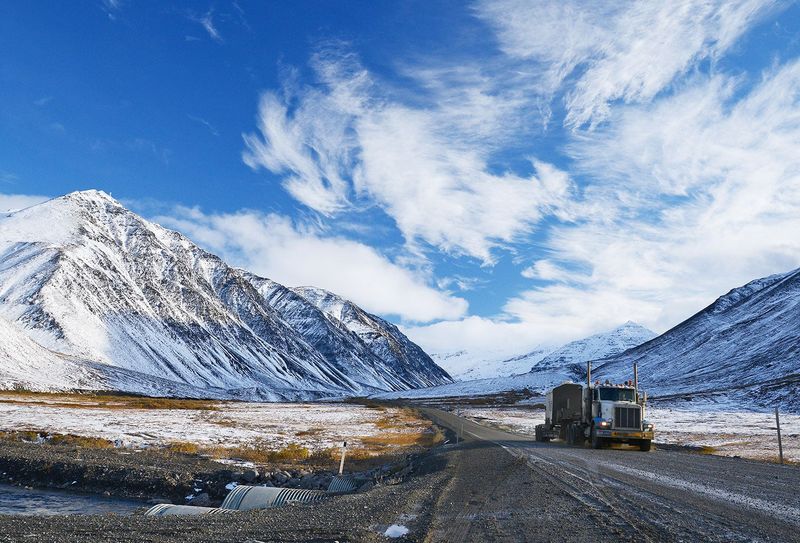 The Dalton Highway in Alaska