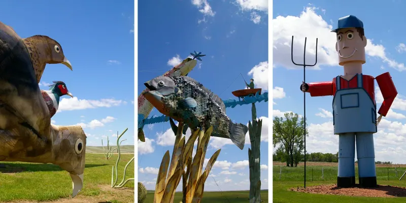 Enchanted Highway: North Dakota's Giant Scrap Metal Sculptures
