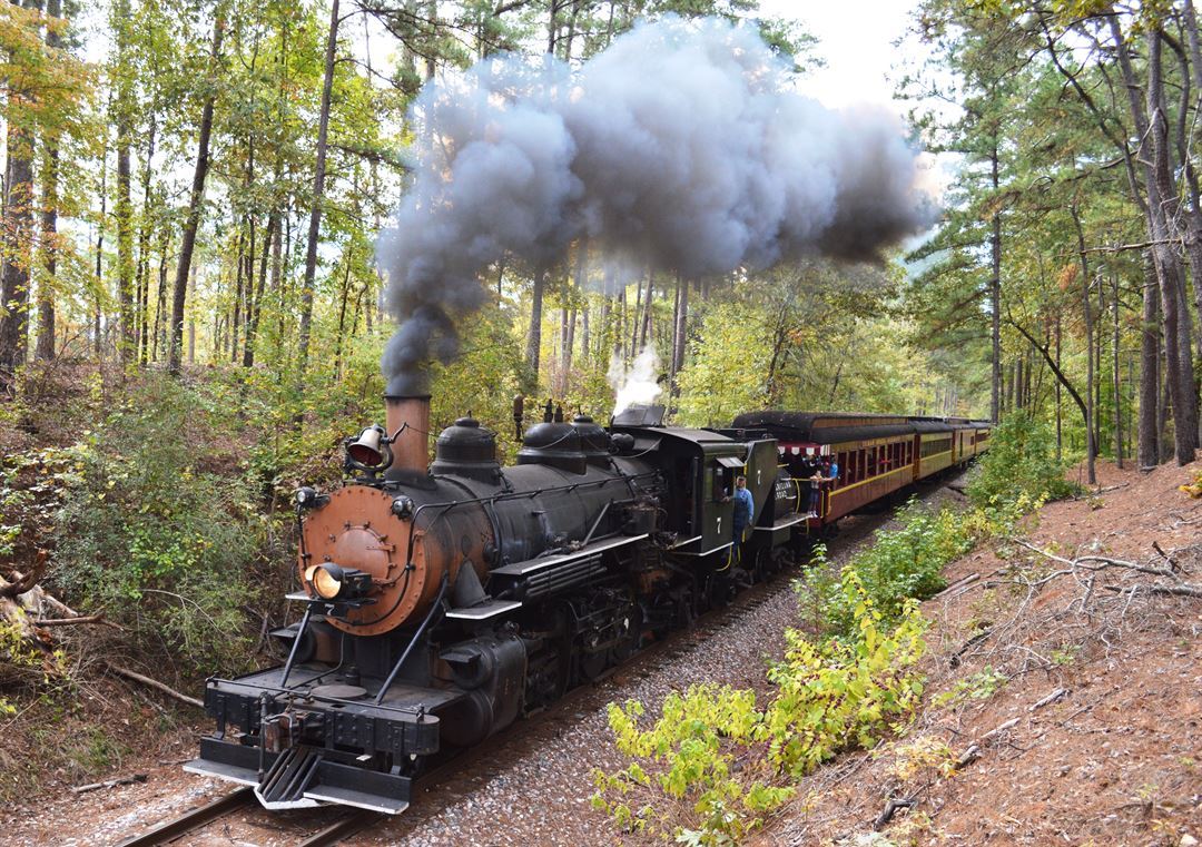 Riding the Texas State Railroad Through Piney Woods