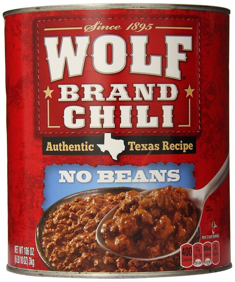 Wolf Brand No-Bean Slim Beef Chili - Pureed Disappointment