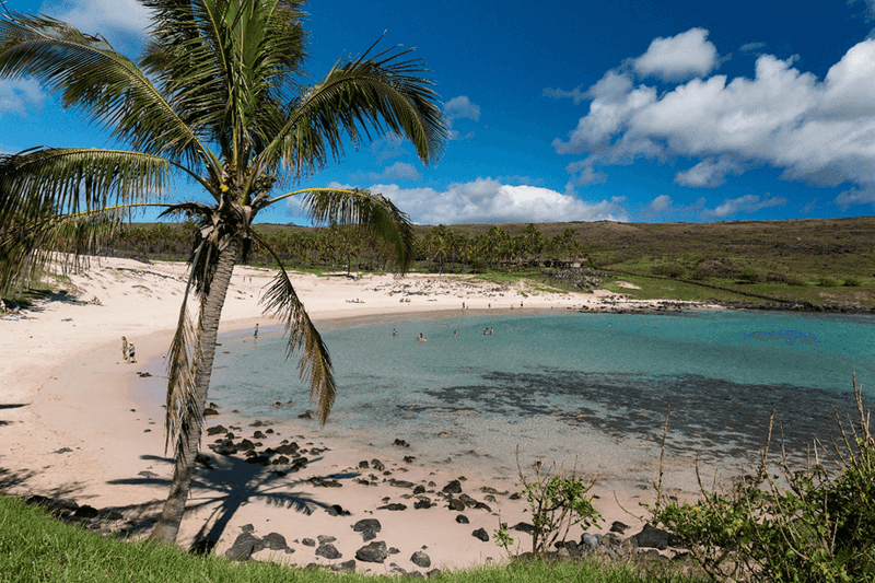 Anakena Beach, Easter Island
