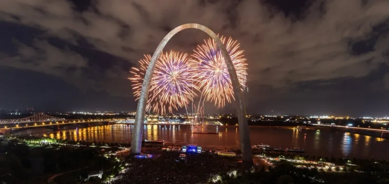 St. Louis Gateway Arch Riverfront Celebration