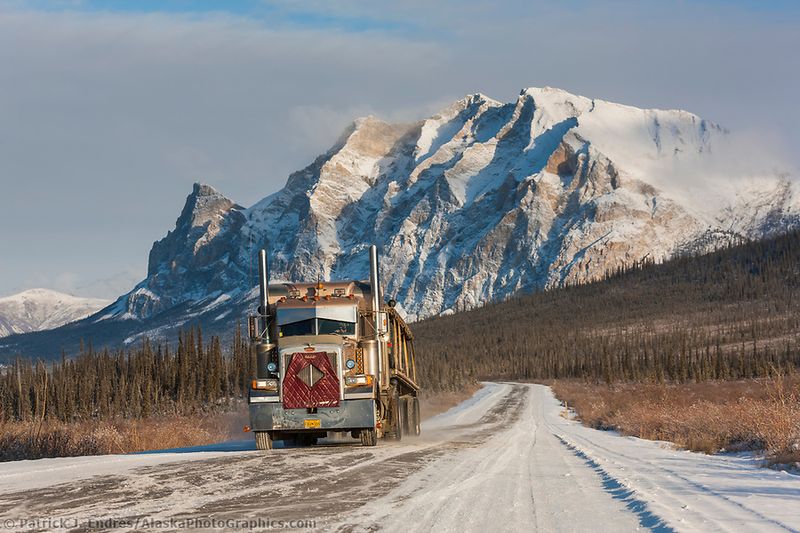 The James Dalton Highway in Alaska