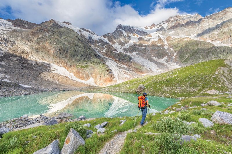 Backpacking in the Alps