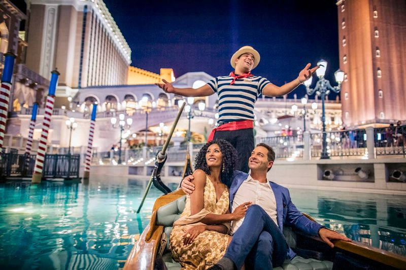 The Gondola Ride at The Venetian