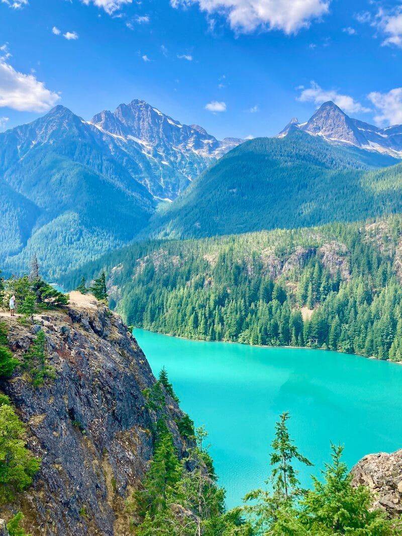 Diablo Lake's Electric Blue Water