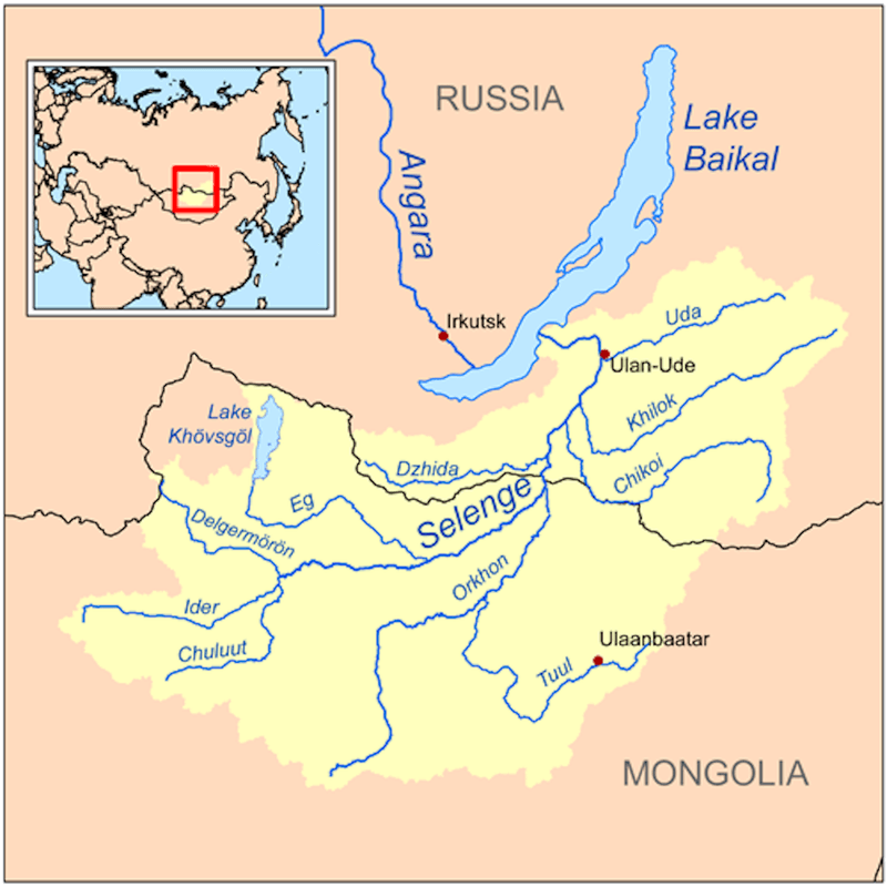 Over 330 Rivers Flow Into It