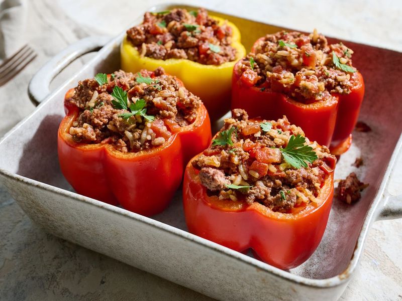 Stuffed Bell Peppers: Colorful Meal-in-One