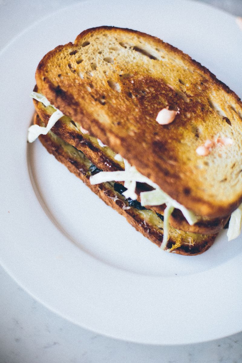 Collard Green Melt from Turkey and the Wolf (New Orleans)