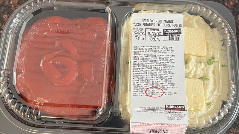 Kirkland Meatloaf & Mashed Potatoes