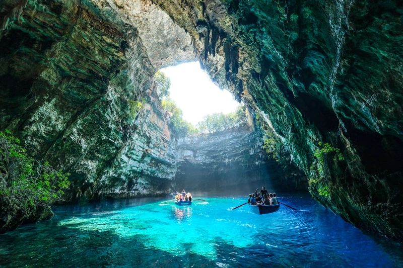 Melissani Cave Lake, Greece