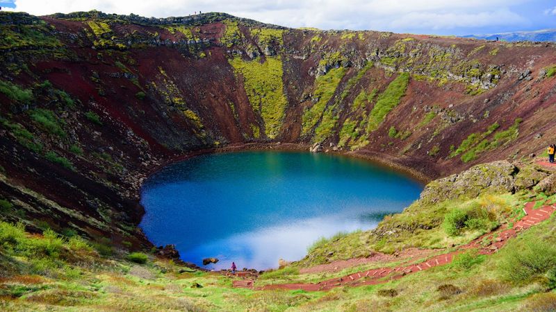 Kerid Crater Lake, Iceland