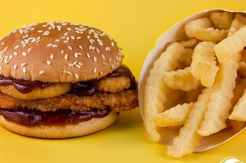 Burger King's Original Rodeo Cheeseburger Combo