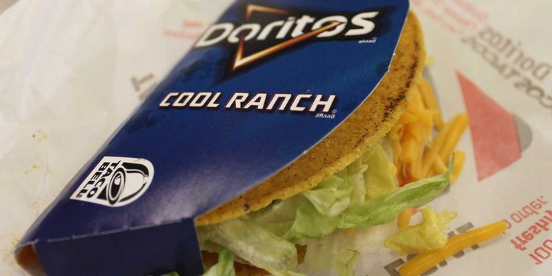Taco Bell Cool Ranch Doritos Locos Taco