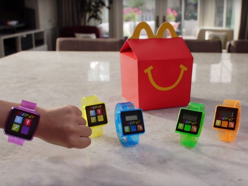 McDonald’s fitness-tracker Happy Meal toy