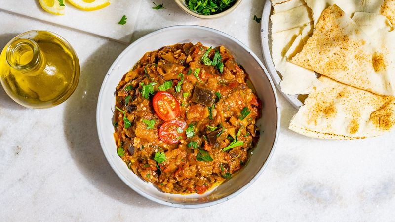Zaalouk (Eggplant & Tomato Dip)