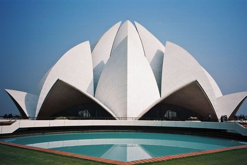 Lotus Temple's Blooming Sanctuary
