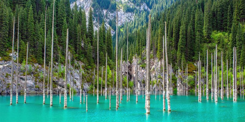 Lake Kaindy, Kazakhstan